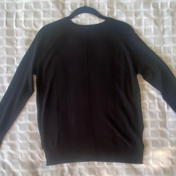 Zara Crew Neck Sweater Black Excellent Condition - Picture 8 of 10